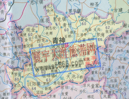 眉山市青神县地图