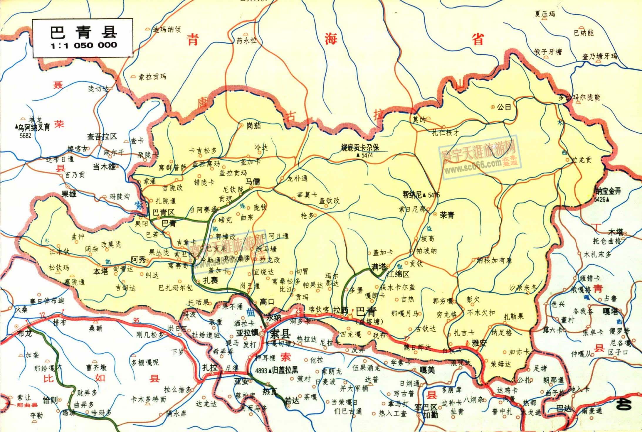 巴青县地图