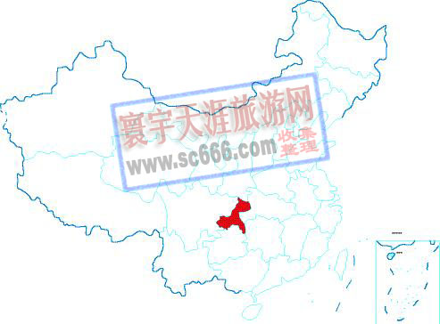 重庆在中国的位置图