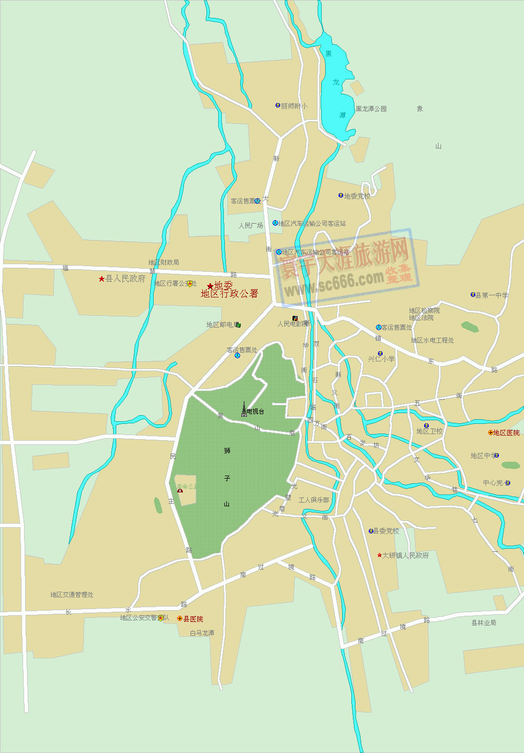 丽江市城区地图