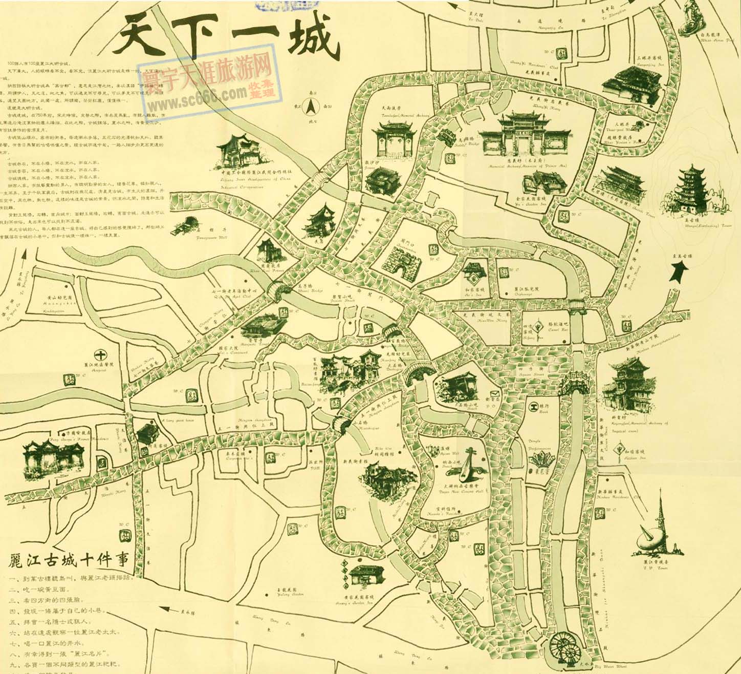 丽江古城地图1