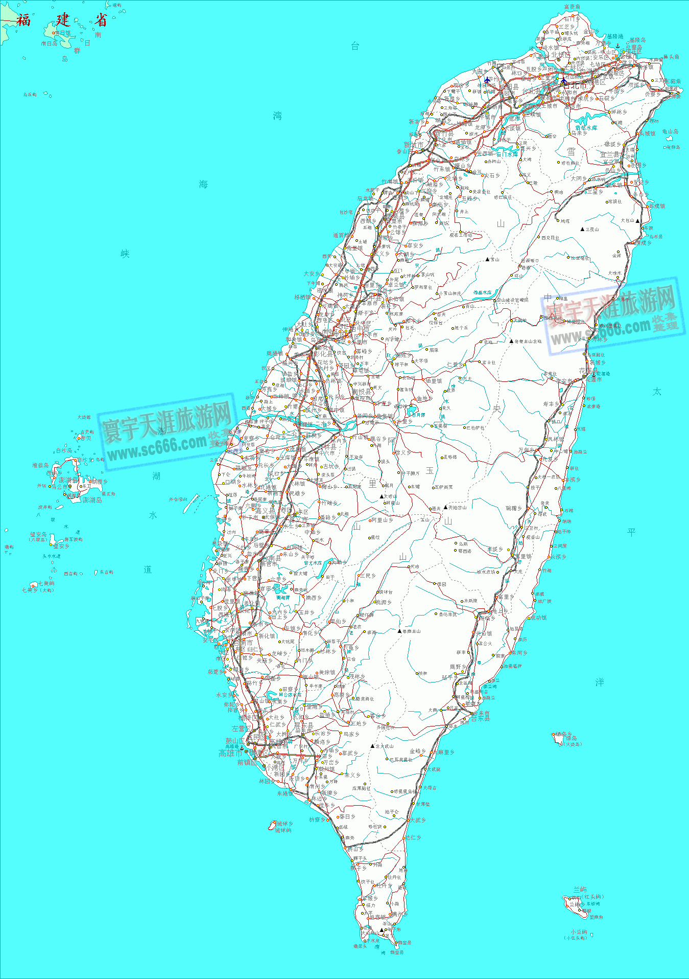 台湾省地图1