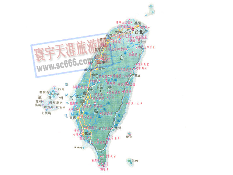 台湾省地图3