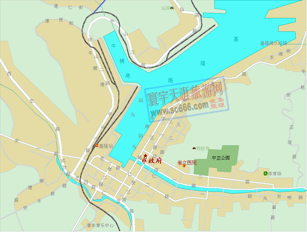 基隆城区地图