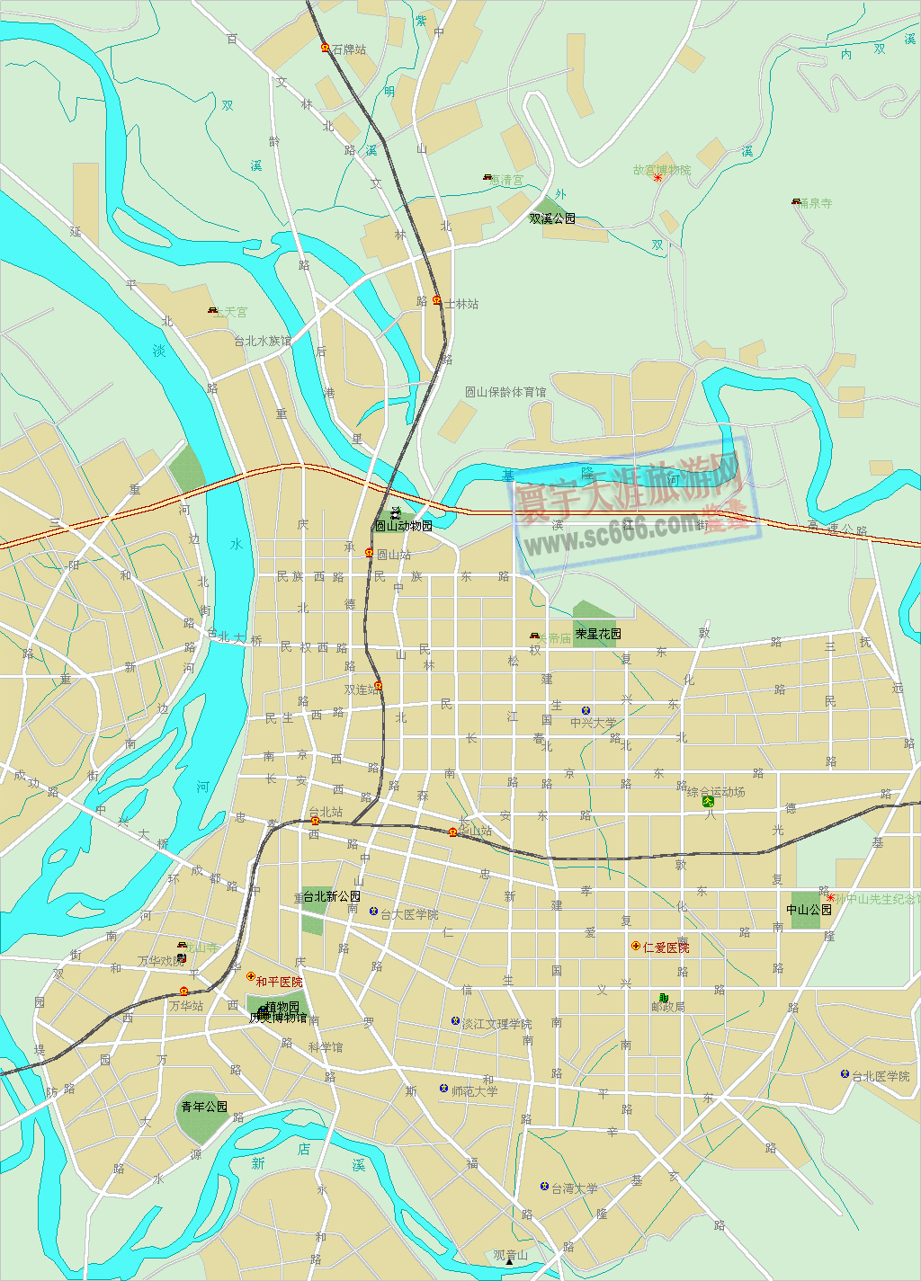 台北城区地图
