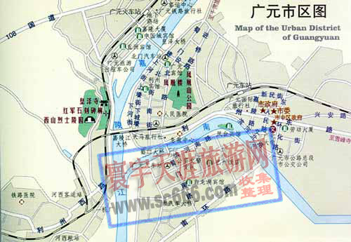 广元市城区地图3