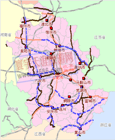 安徽省交通地图1