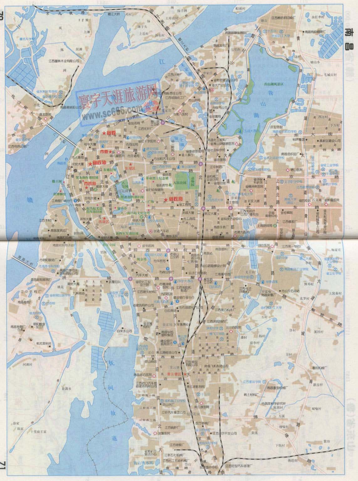 南昌市城区地图