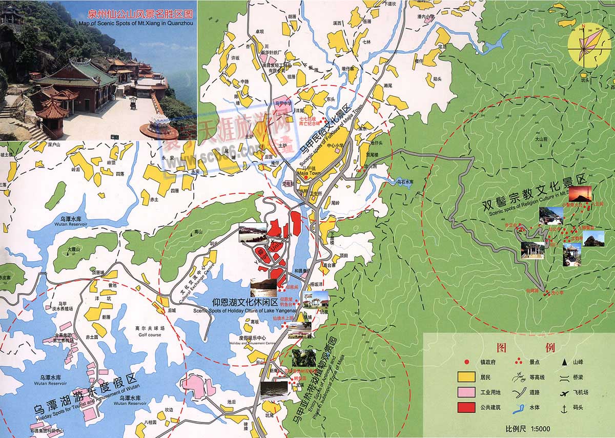 泉州仙公山风景名胜区地图