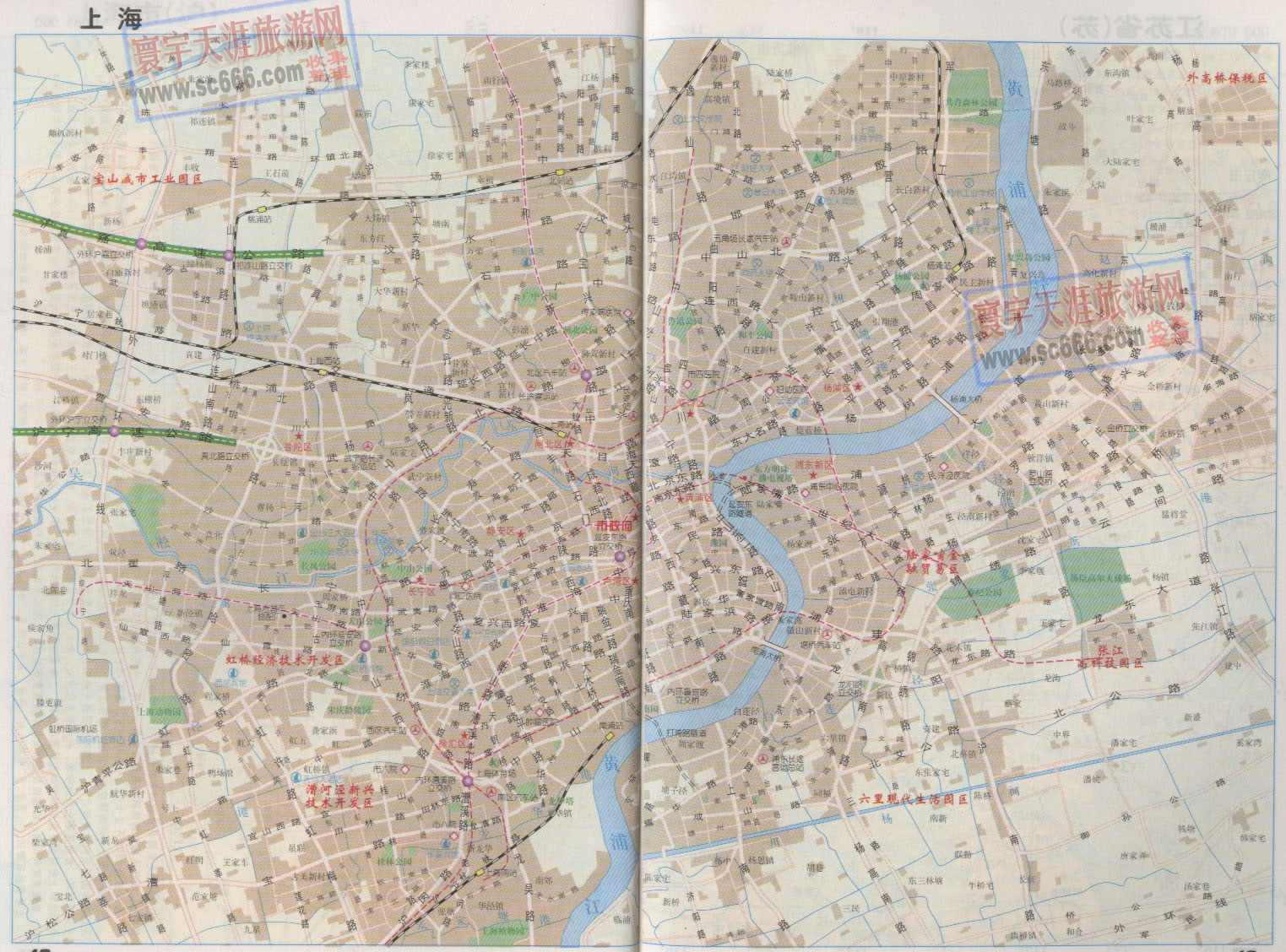 上海市城区地图