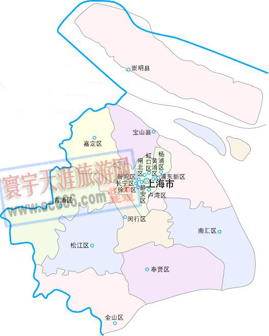 上海市政区地图1