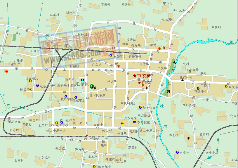 渭南市城区地图