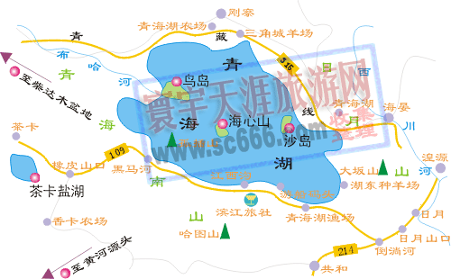 青海湖导游图3