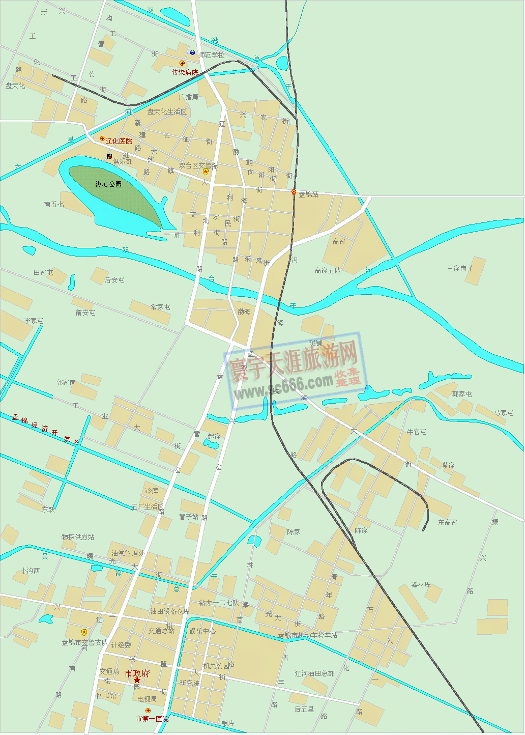 盘锦市城区地图