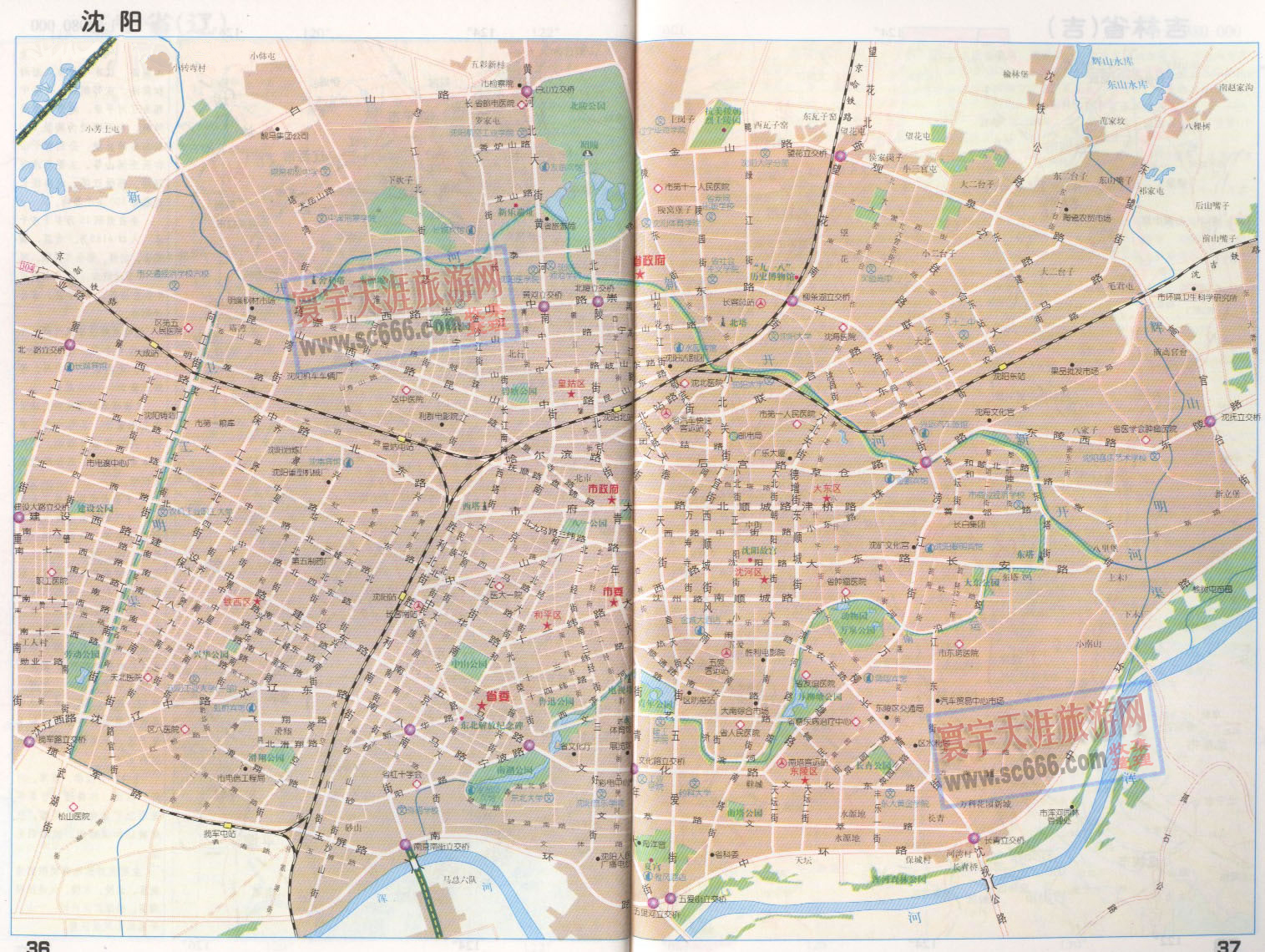 沈阳市城区地图