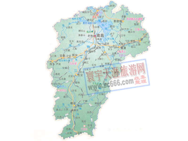 江西省地图3