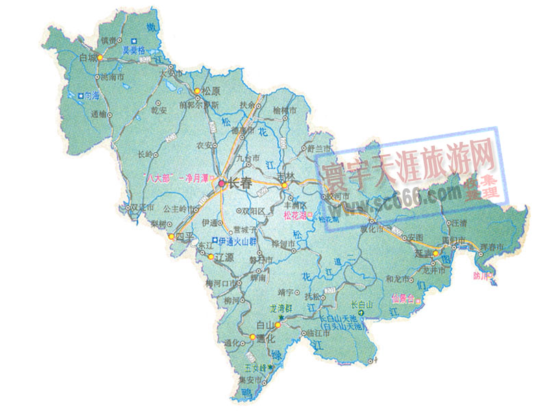 吉林省地图2
