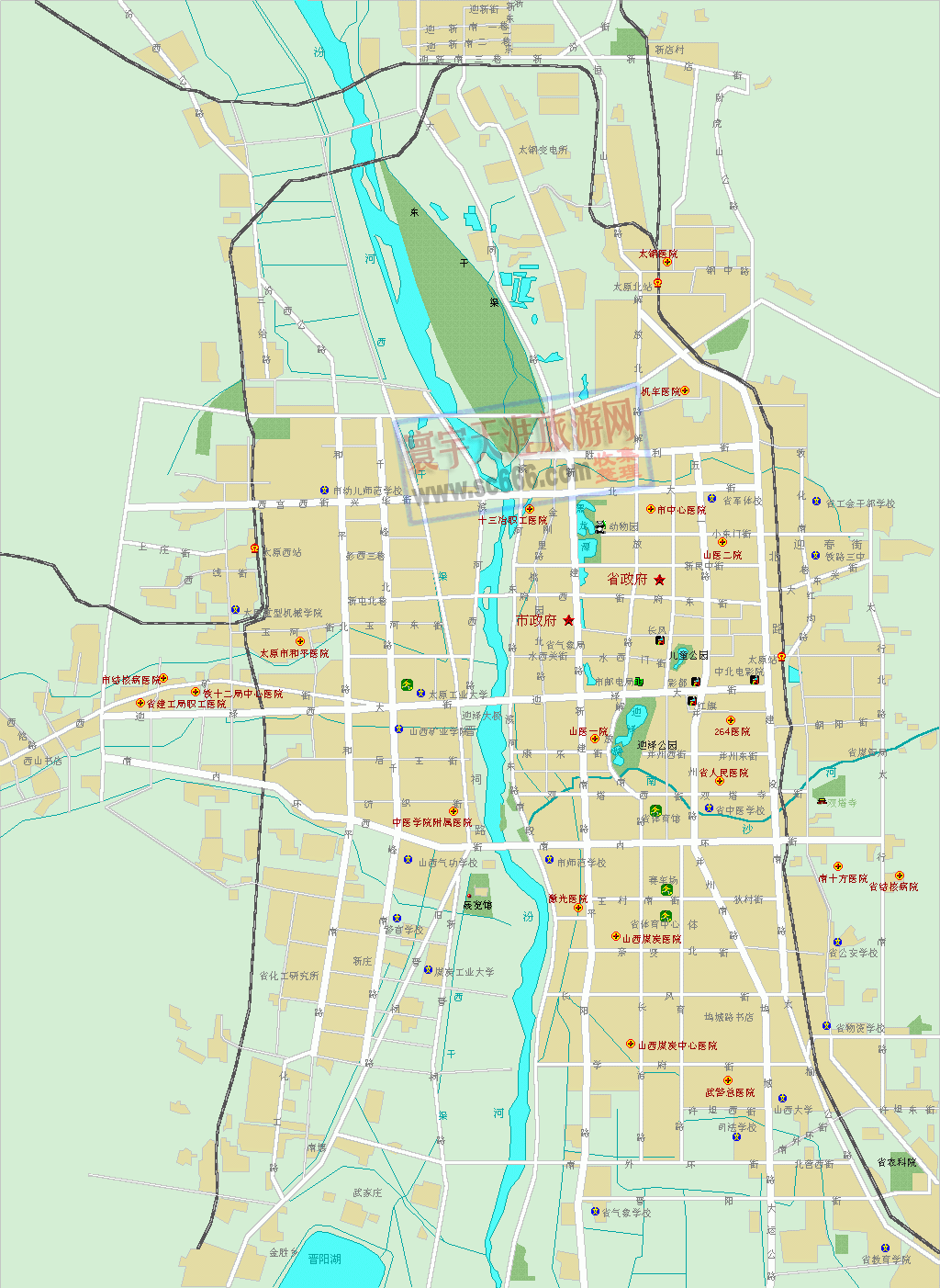 太原市城区地图1