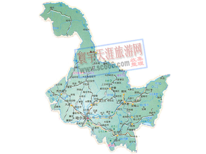 黑龙江省地图3