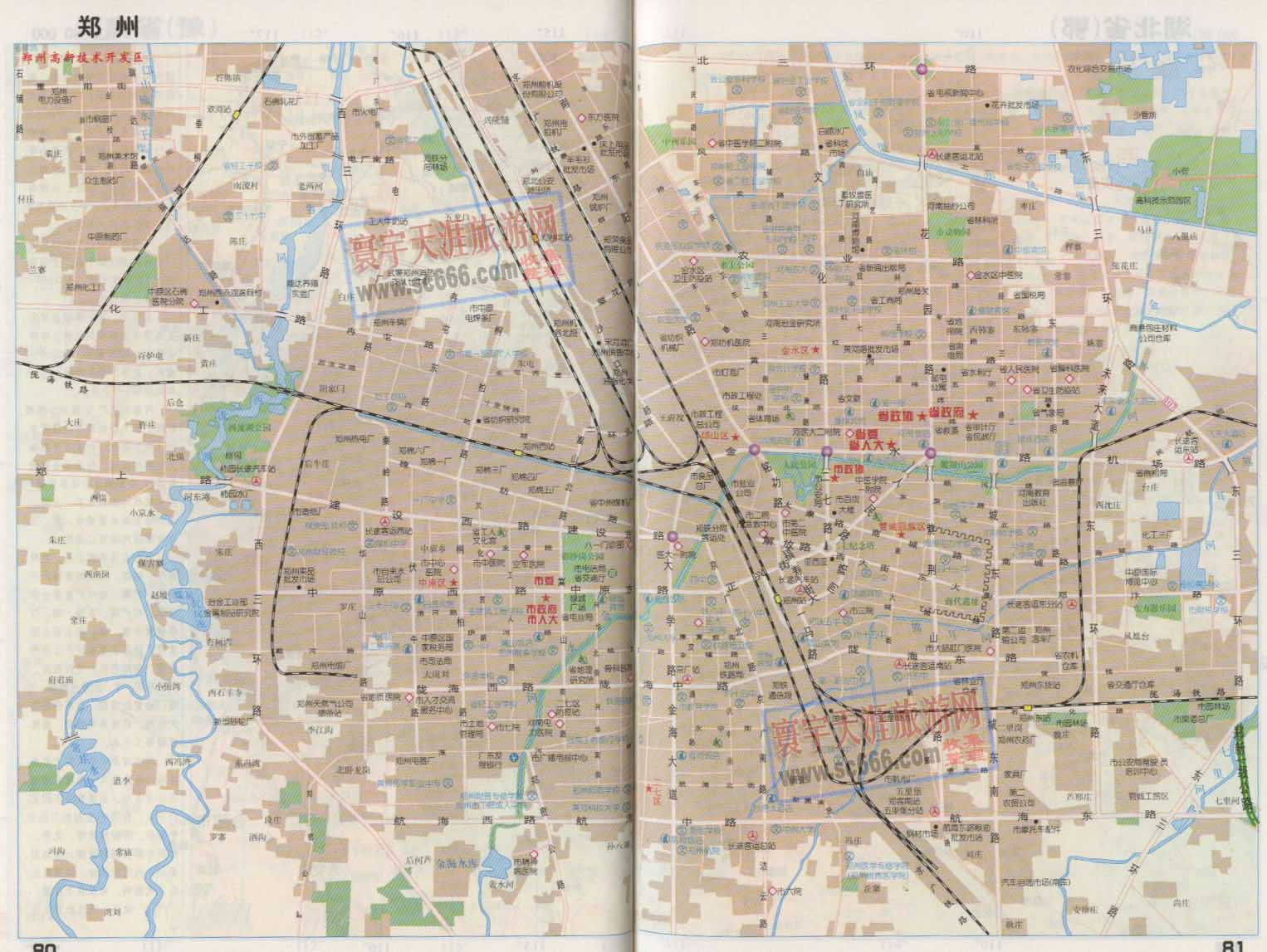 郑州市城区地图