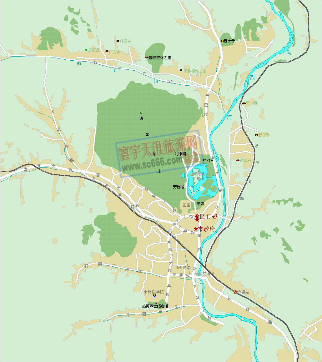 承德市城区地图