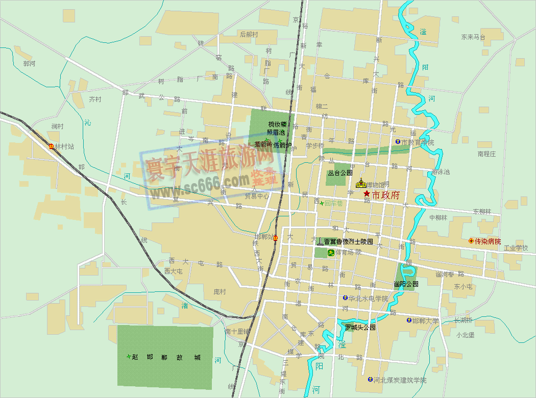 邯郸市城区地图