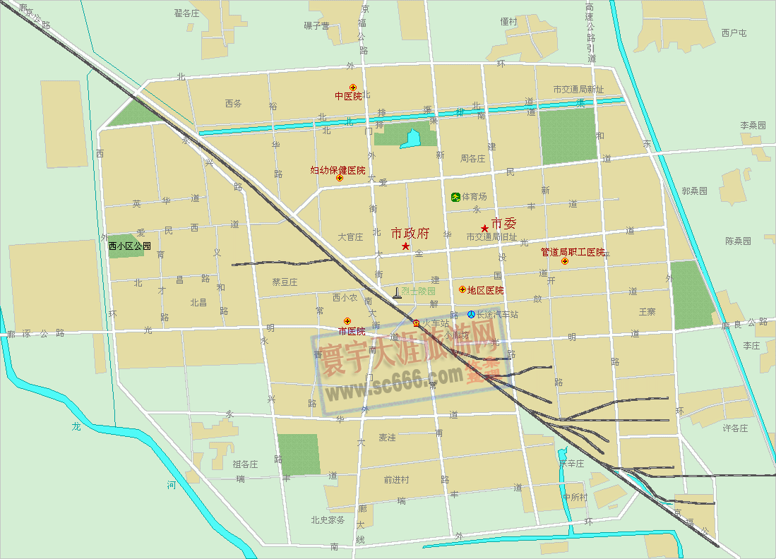 廊坊市城区地图