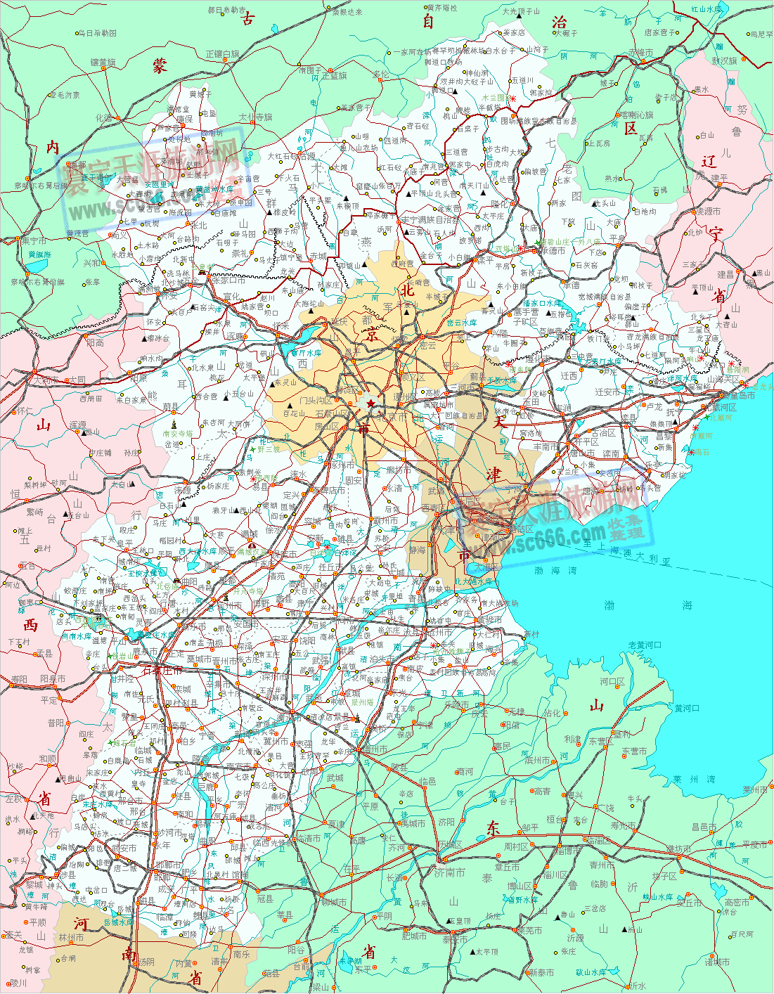 河北省地图1