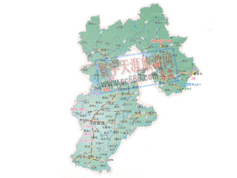 河北省地图3