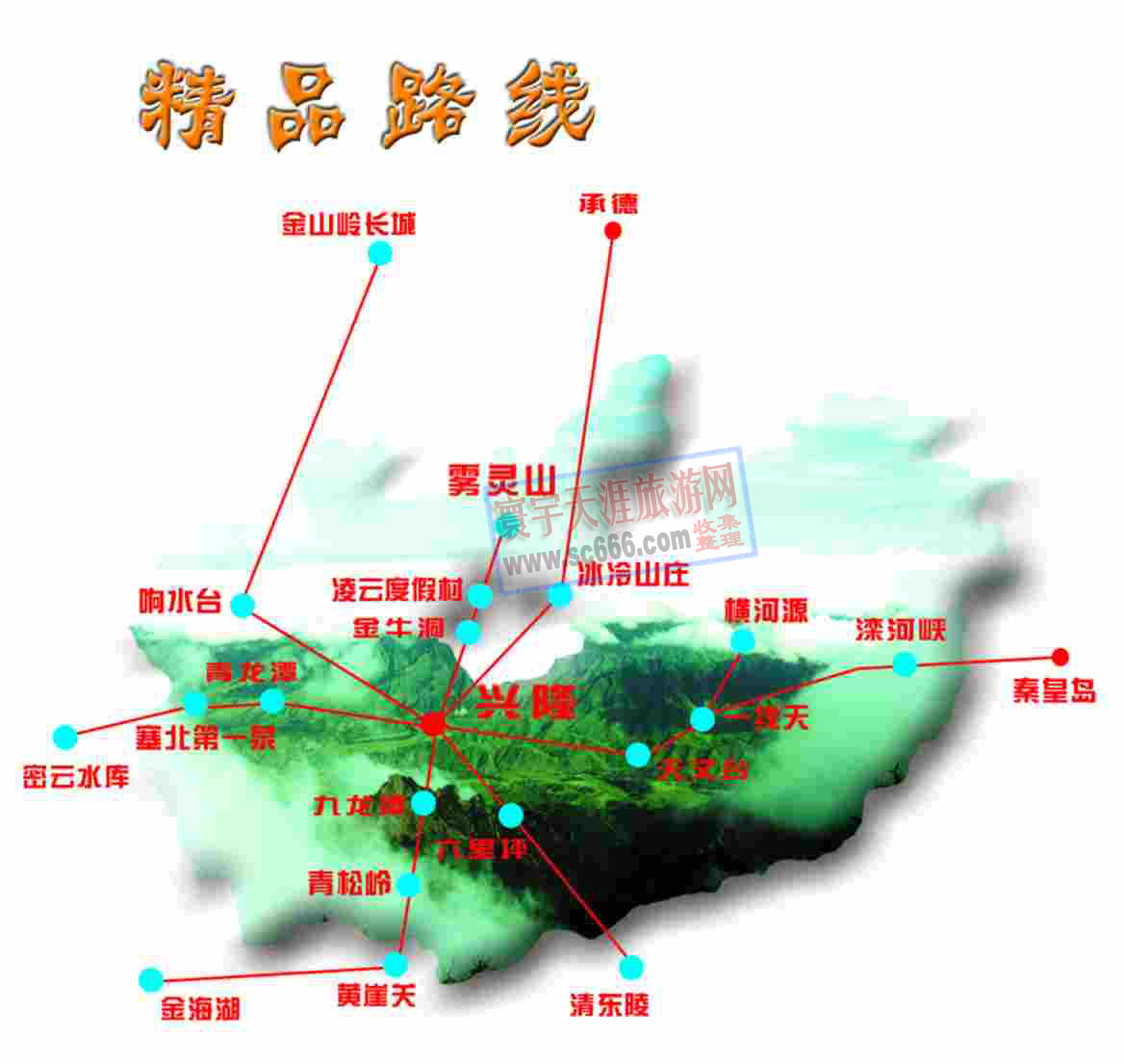 兴隆县导游图