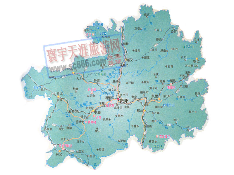 贵州省地图3