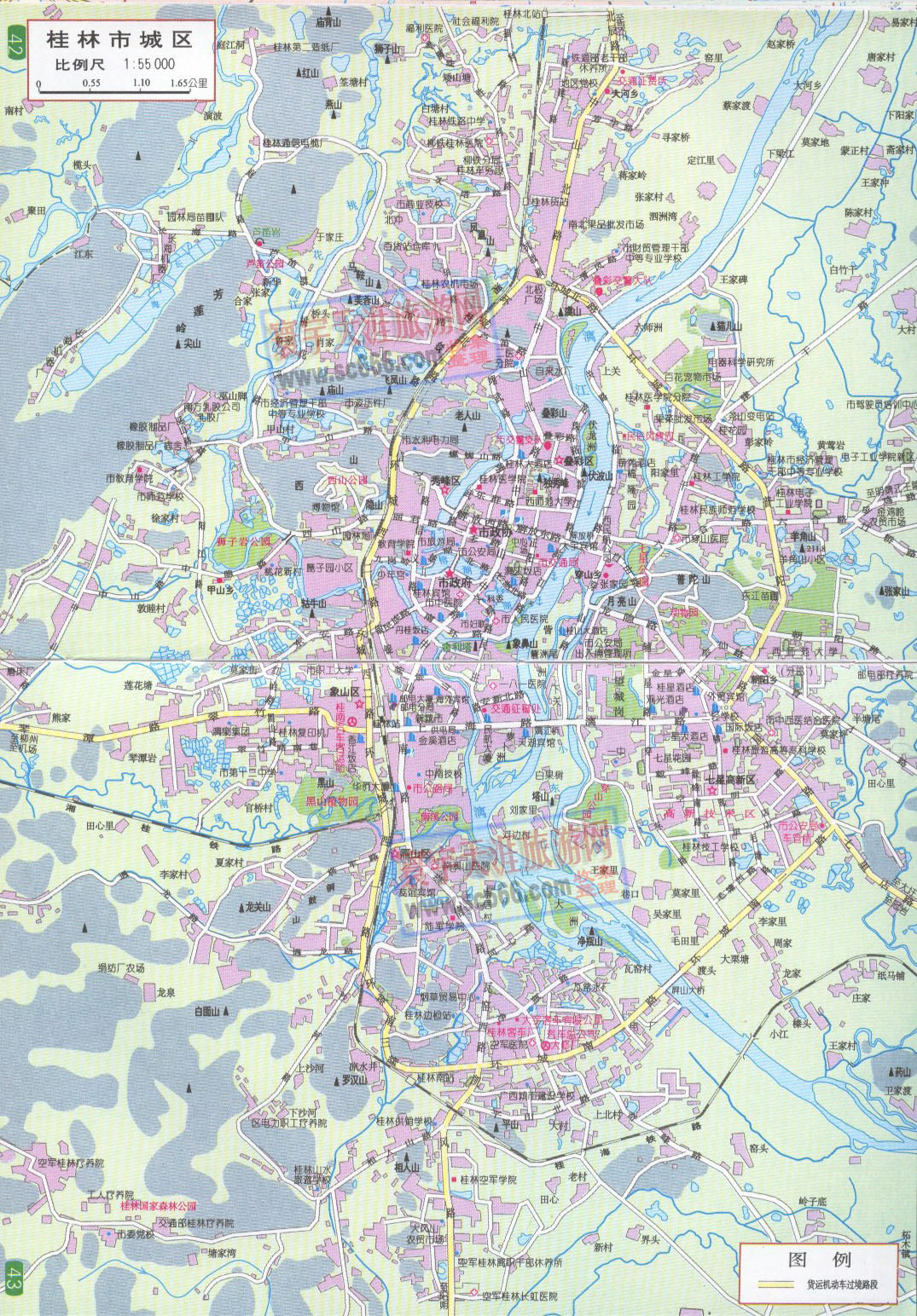 桂林市城区地图