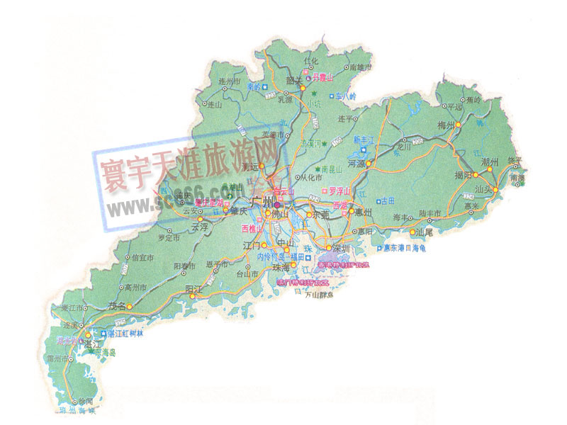 广东省地图2