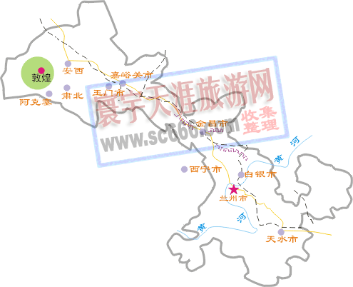 甘肃省地图1