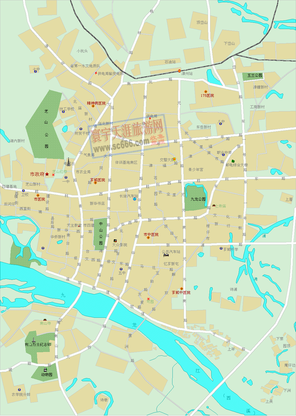漳州市城区地图