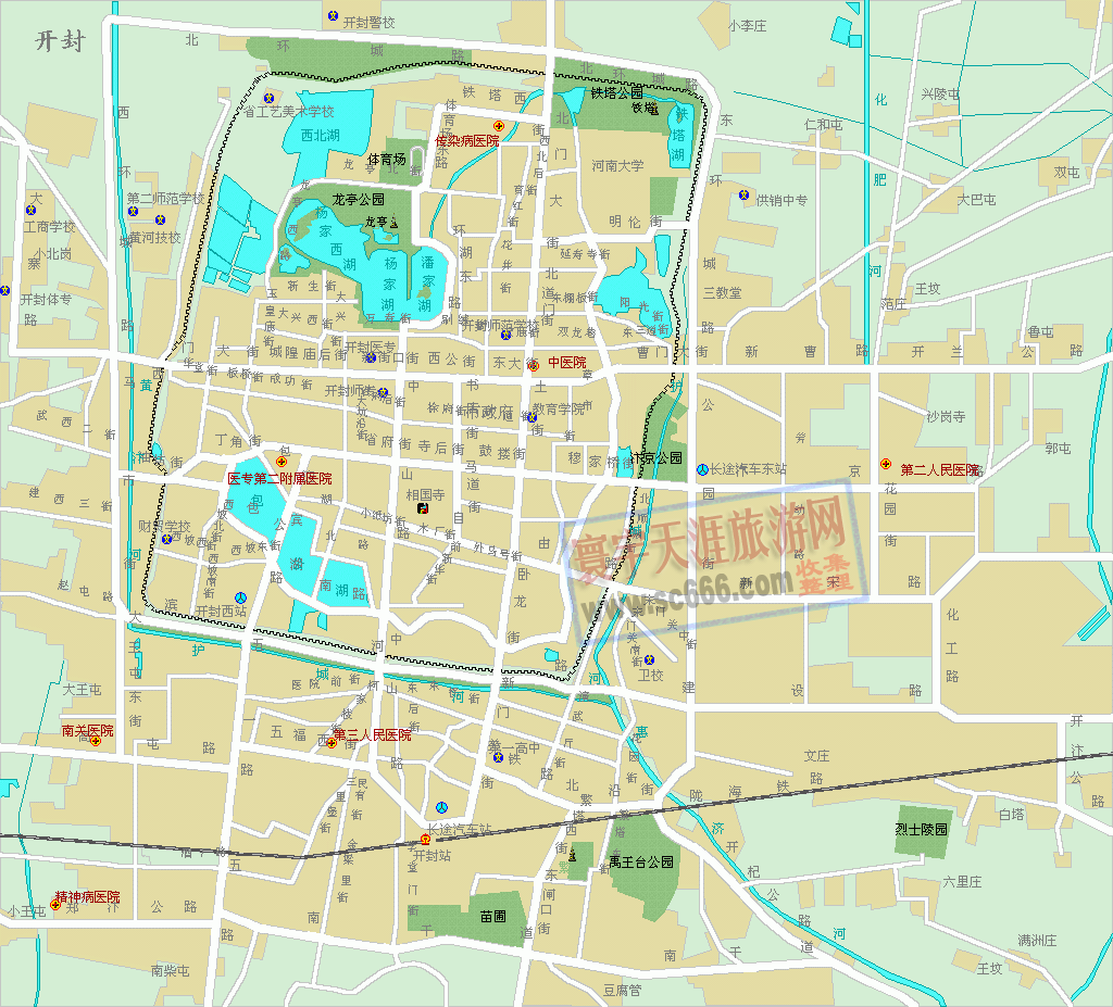 开封市城区地图