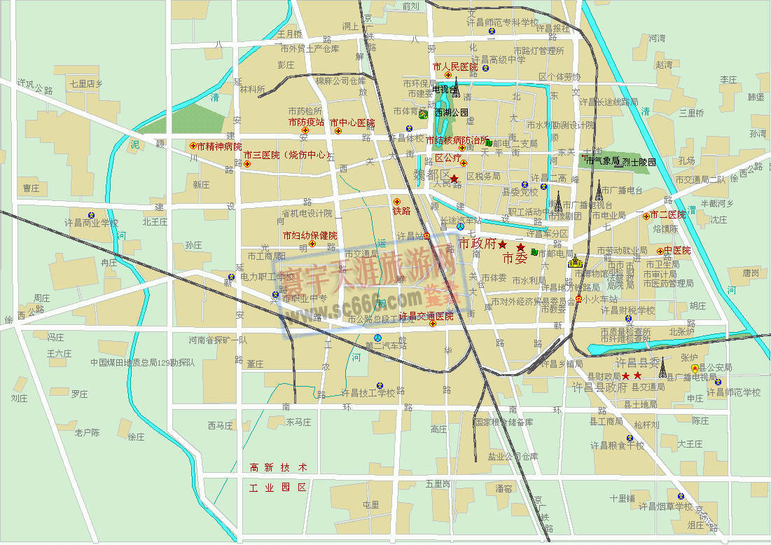 许昌市城区地图