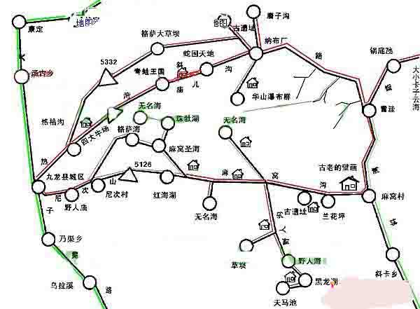 九龙旅游地图